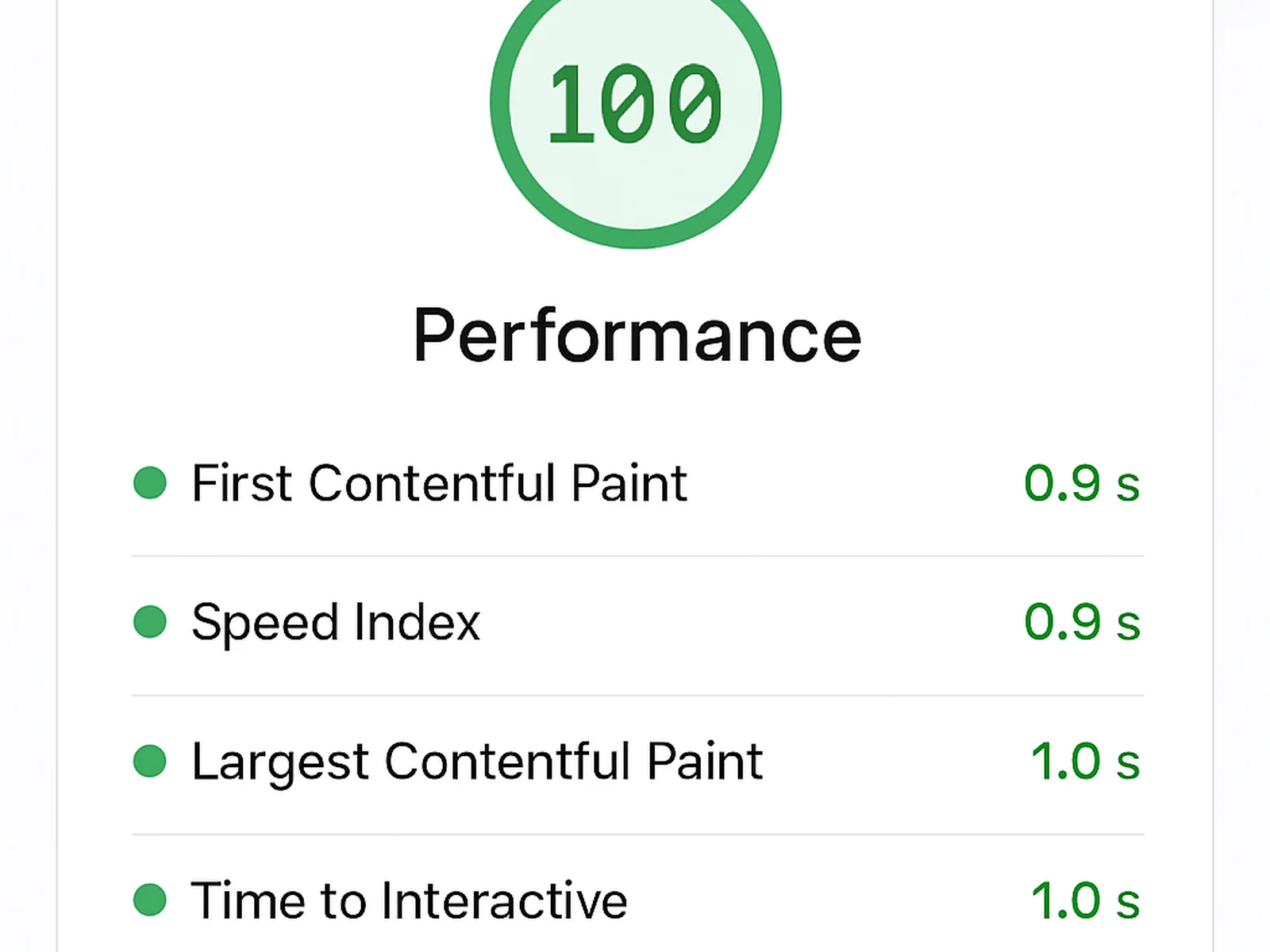 Speed Optimization